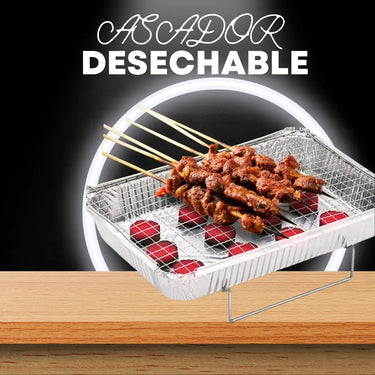 Asador Desechable Portátil - ¡Perfecto para tus Fiestas!